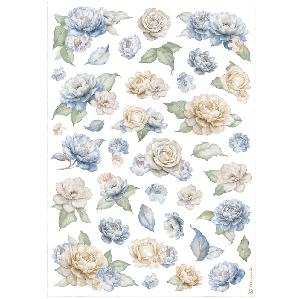 Stamperia Selection 6 Rice paper A4 - Timeless