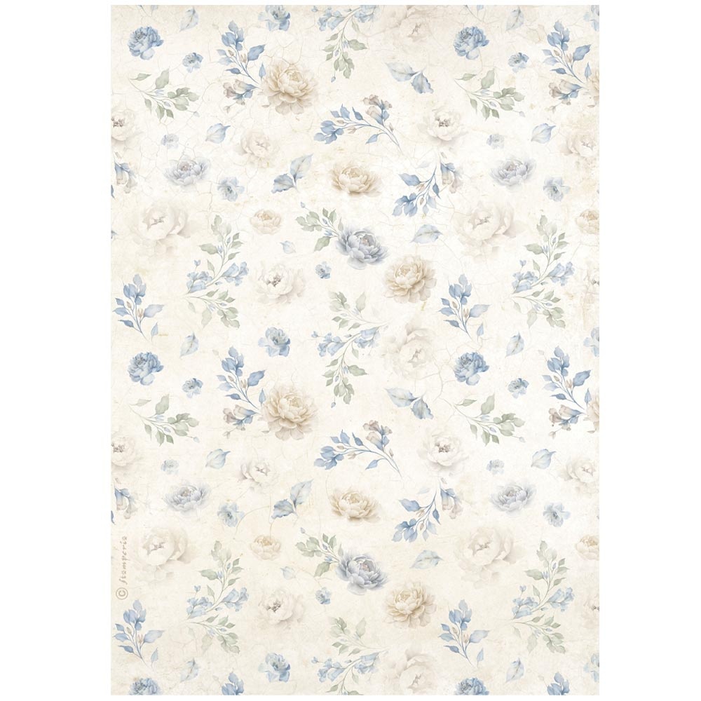 Stamperia Selection 6 Rice paper A4 - Timeless