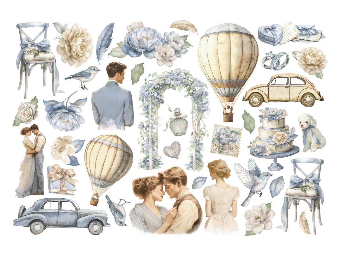 Stamperia Ephemera  - Timeless