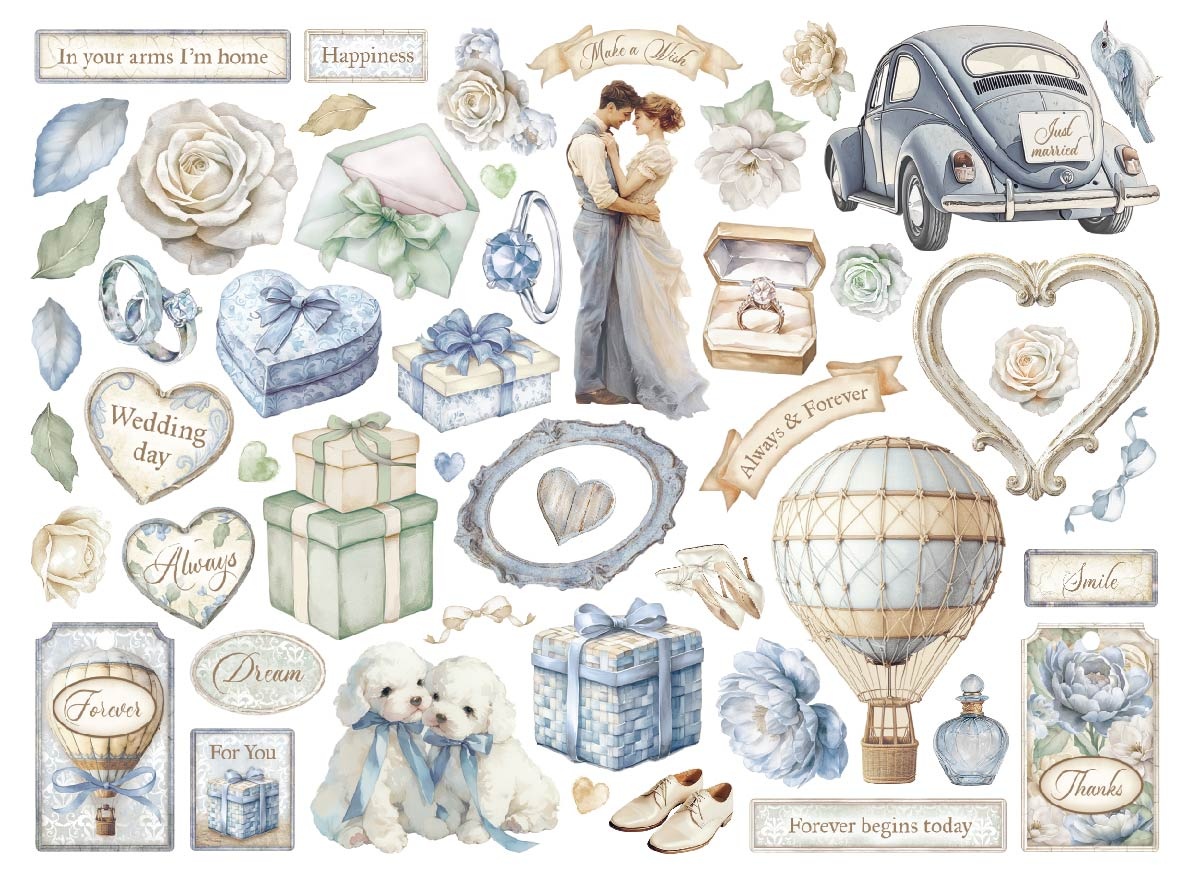 Stamperia Die cuts assorted - Timeless