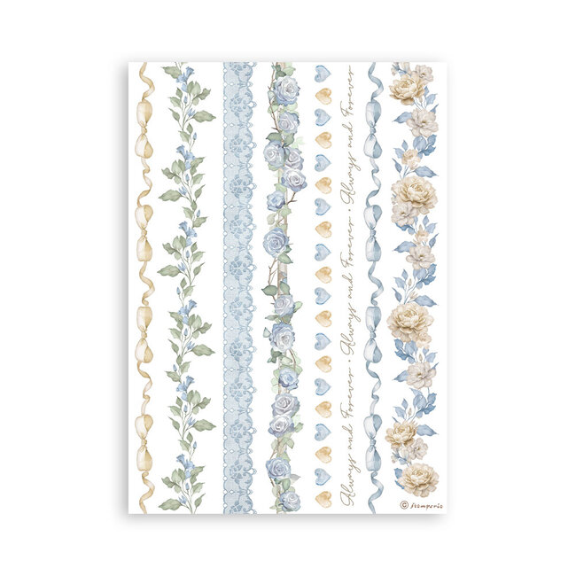 Stamperia Washi pad 8 sheets A5 - Timeless