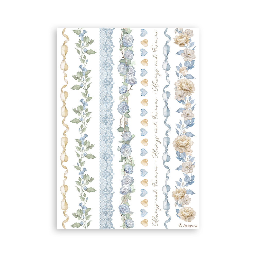 Stamperia Washi pad 8 sheets A5 - Timeless