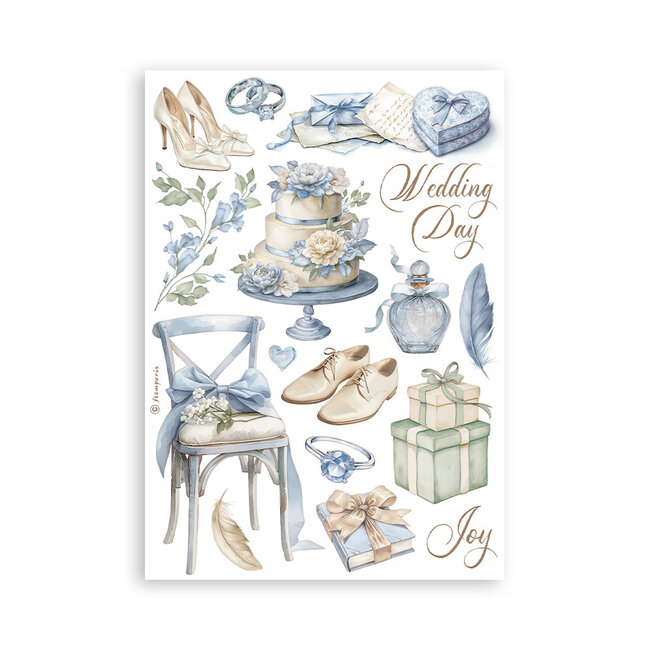 Stamperia Washi pad 8 sheets A5 - Timeless