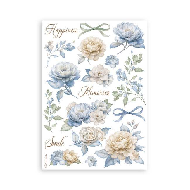 Stamperia Washi pad 8 sheets A5 - Timeless