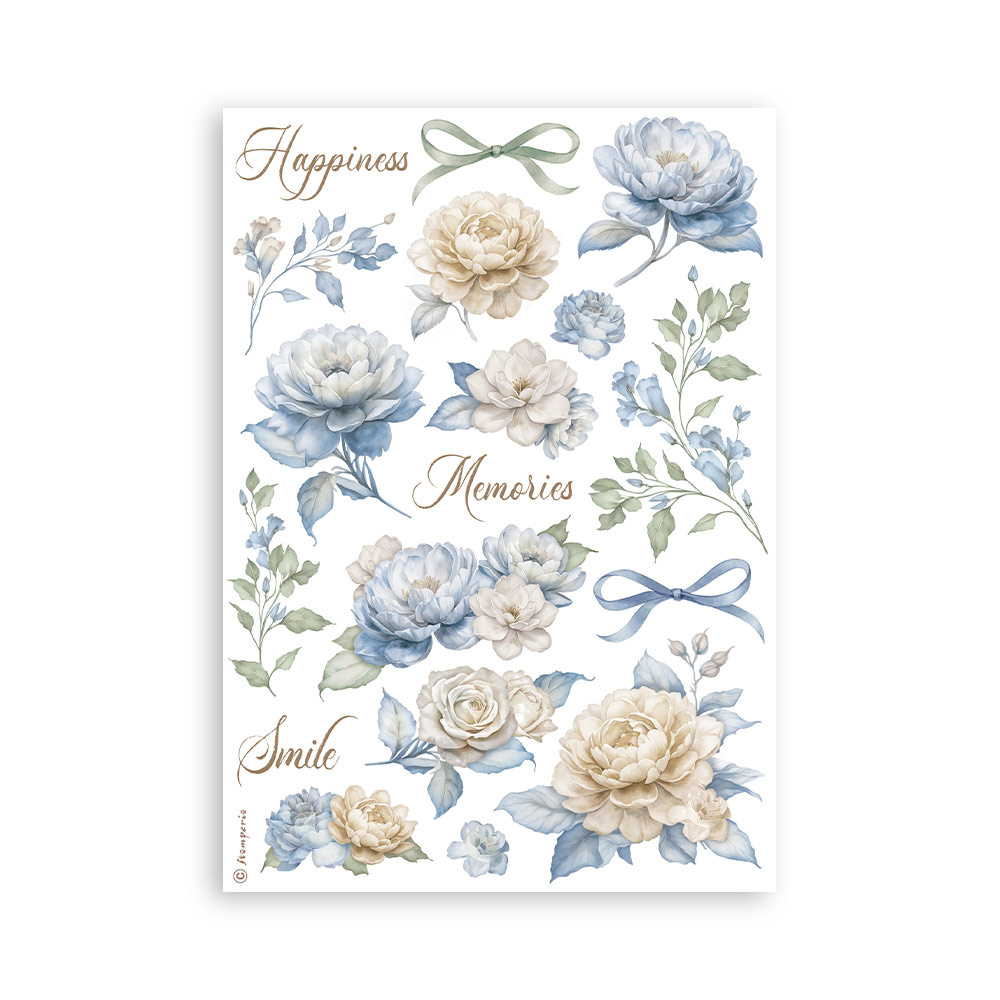 Stamperia Washi pad 8 sheets A5 - Timeless