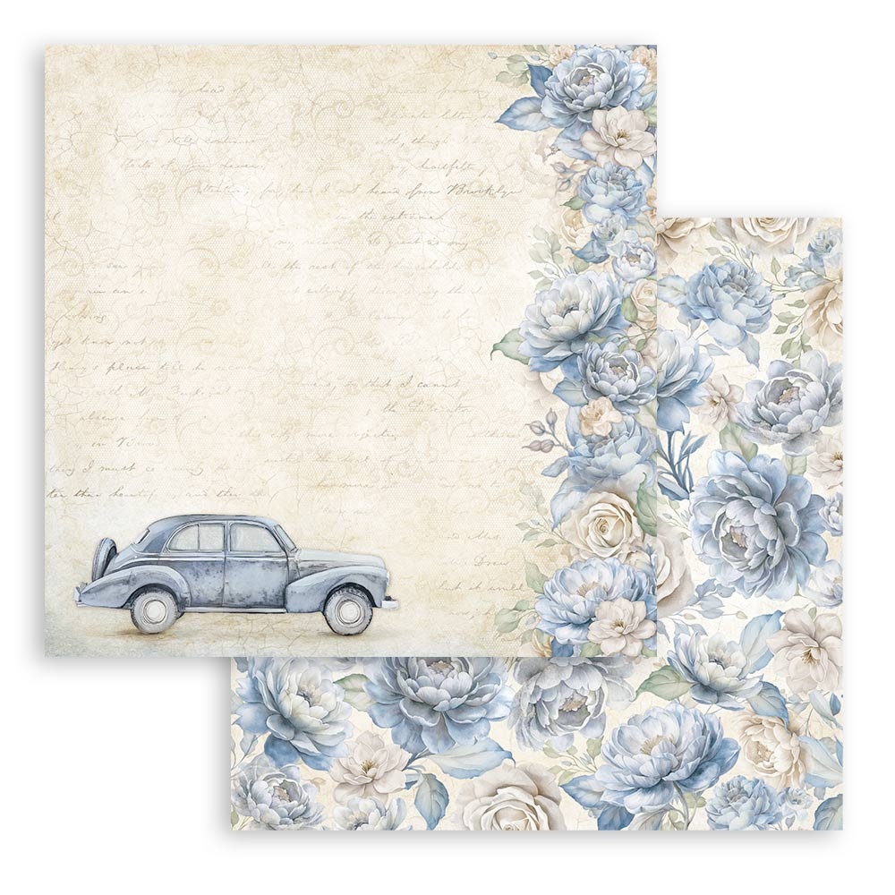 Stamperia Scrapbooking Double face sheet - Timeless vintage car