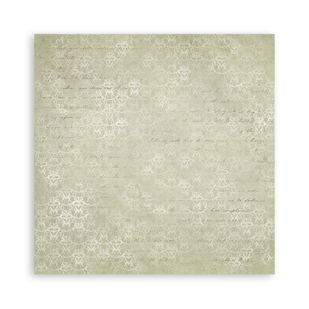 Stamperia Scrapbooking Pad 22 sheets cm 20,3X20,3 (8"X8") Single Face Timeless