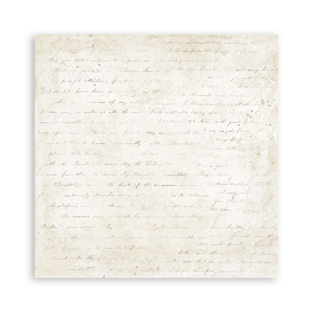 Stamperia Scrapbooking Pad 22 sheets cm 20,3X20,3 (8"X8") Single Face Timeless