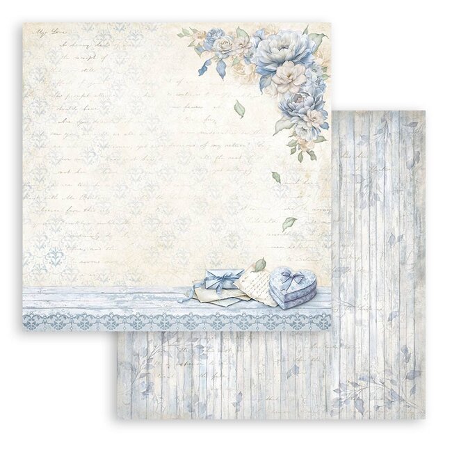 Stamperia Papierblok 20,3x20,3 cm - 10 vellen - Timeless