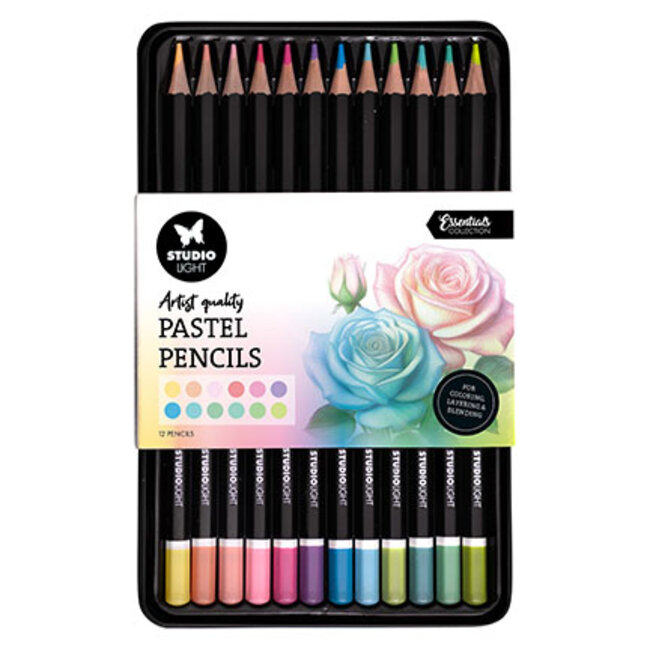 Studio Light Pencils 12 Colors in pastel shades Essentials nr.01