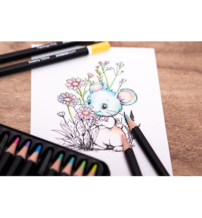 Studio Light Pencils 12 Colors in pastel shades Essentials nr.01