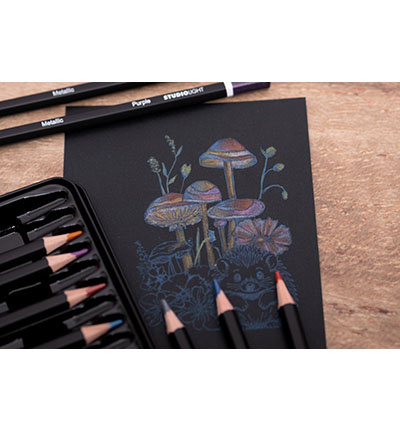 Studio Light Pencils 12 Colors with metallic finish Essentials nr.02