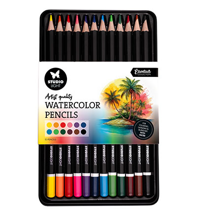 Studio Light Pencils 12 Watercolor pencils Essentials nr.03