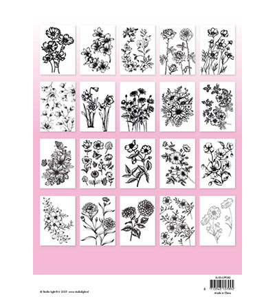 Studio Light Coloring Pages Flowers Essentials nr.282
