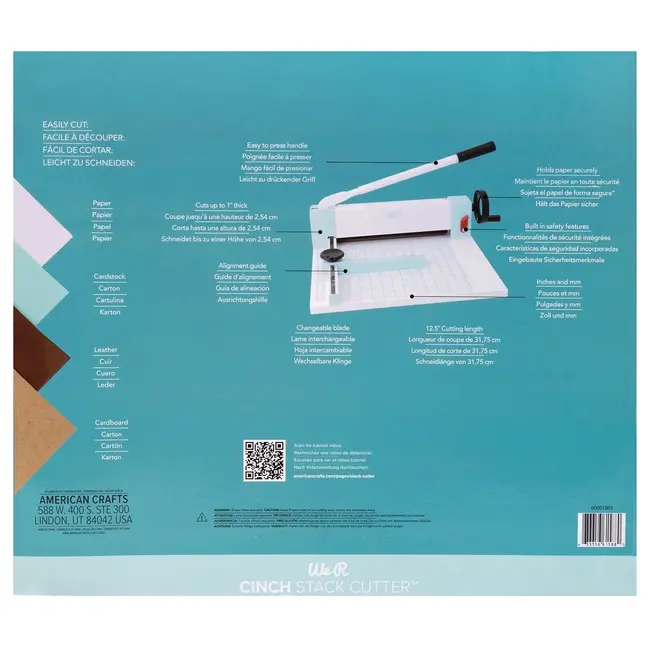 We R Makers We R Makers • Cinch Stack Cutter