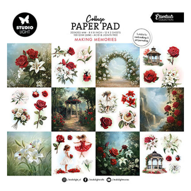 Studio Light SL Collage Paper Pad Making Memories Essentials nr.378