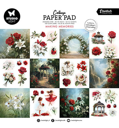 Studio Light SL Collage Paper Pad Making Memories Essentials nr.378