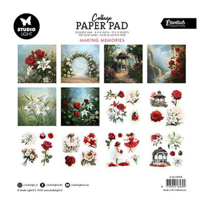 Studio Light SL Collage Paper Pad Making Memories Essentials nr.378