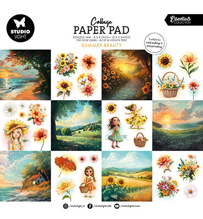 Studio Light SL Collage Paper Pad Summer Beauty Essentials nr.376