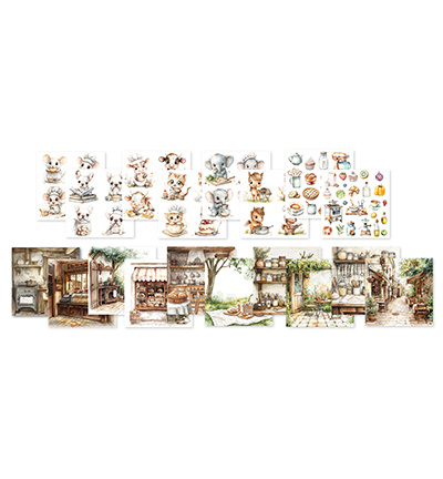 Studio Light CCL Collage Paper Pad Sweet as pie Essentials nr.382