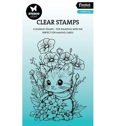 Studio Light SL Clear Stamp Floral cat Essentials nr.850