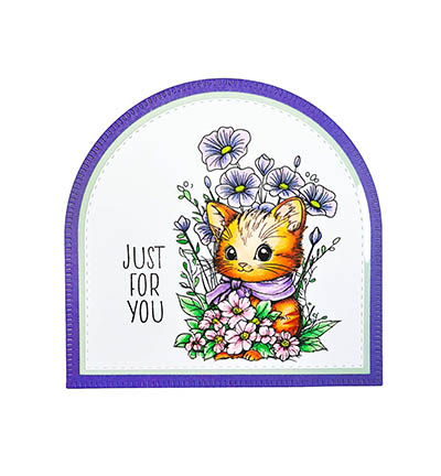 Studio Light SL Clear Stamp Floral cat Essentials nr.850