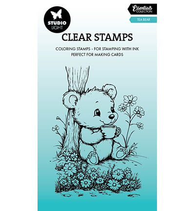 Studio Light SL Clear Stamp Tea bear Essentials nr.848