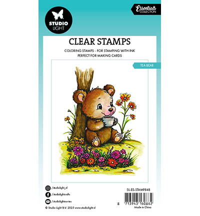 Studio Light SL Clear Stamp Tea bear Essentials nr.848