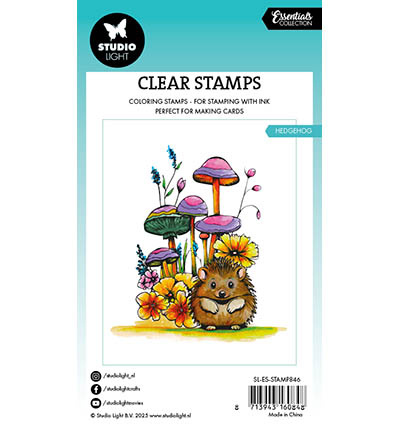 Studio Light SL Clear Stamp Hedgehog Essentials nr.846