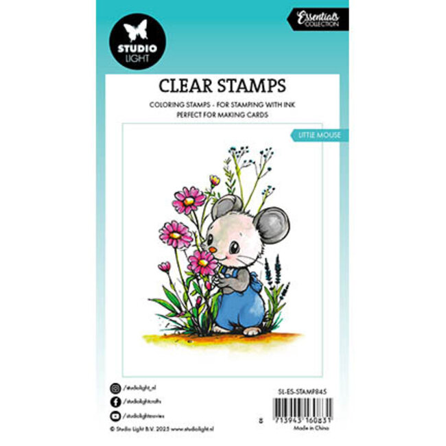 Studio Light SL Clear Stamp Little mouse Essentials nr.845