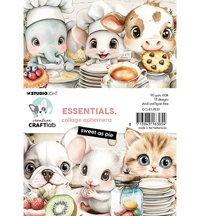 Studio Light CCL Collage Ephemera Sweet as pie Essentials nr.35