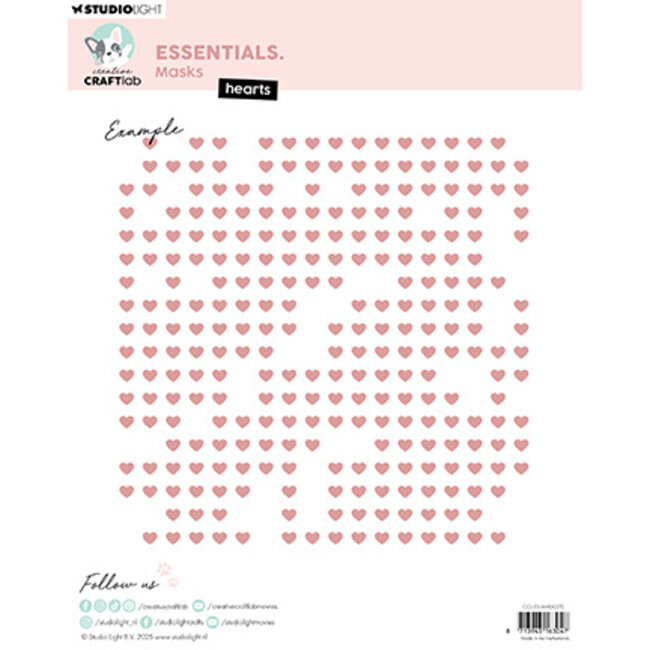 Studio Light CCL Masks Hearts Essentials nr.370