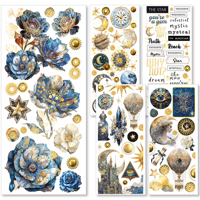 Ciao Bella ART STICKERS CELESTIAL 5/PKG