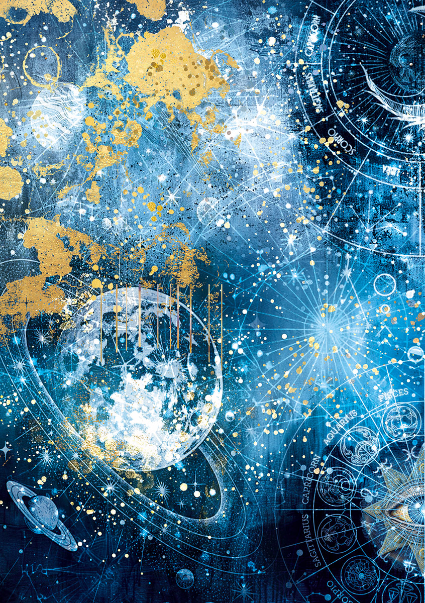 Ciao Bella RICE PAPER A5 MIXED 8/PKG CELESTIAL