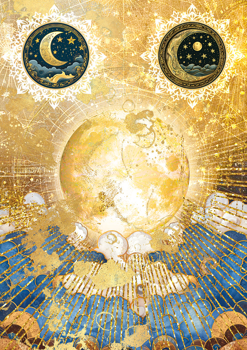 Ciao Bella RICE PAPER A5 MIXED 8/PKG CELESTIAL