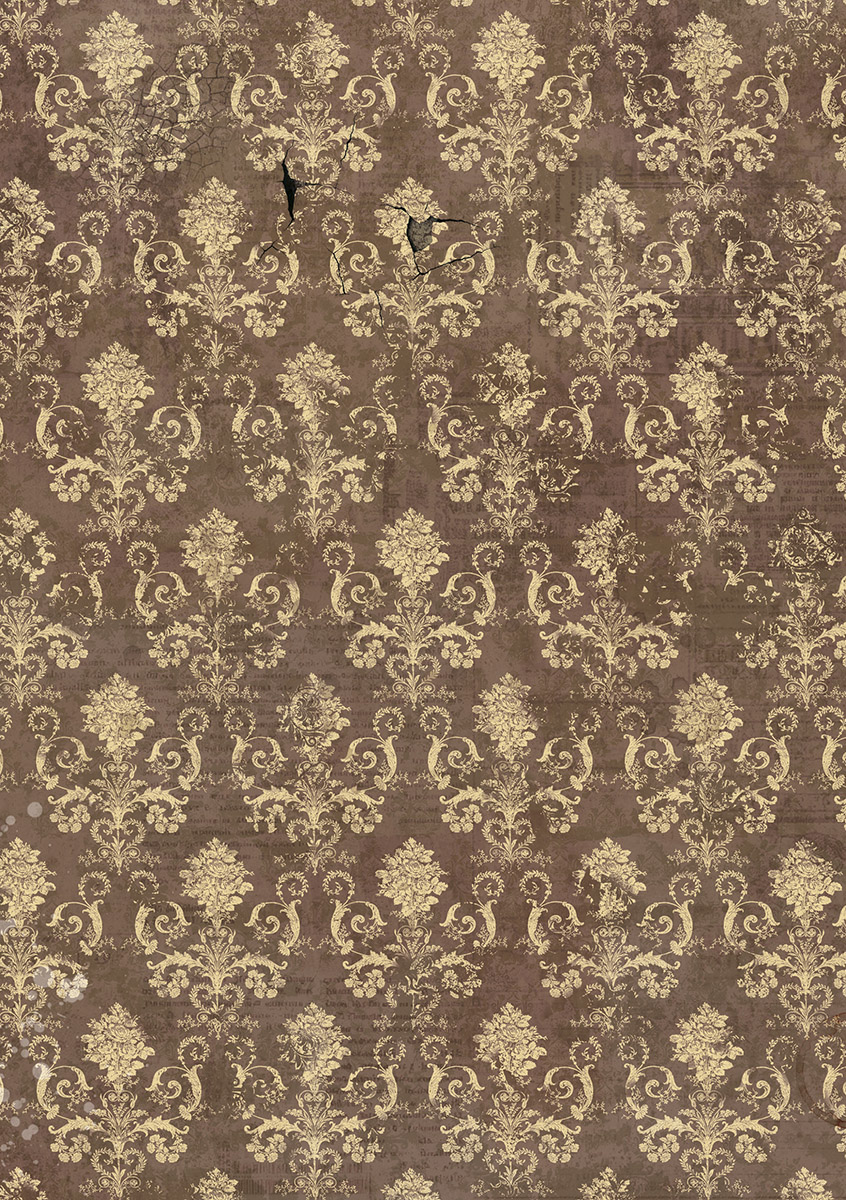 Ciao Bella RICE PAPER A5 MIXED 8/PKG CABINET OF CURIOSITIES