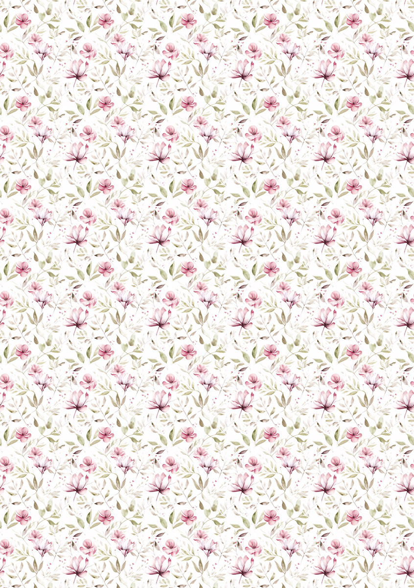 Ciao Bella RICE PAPER A5 MIXED 8/PKG SECRET GARDEN