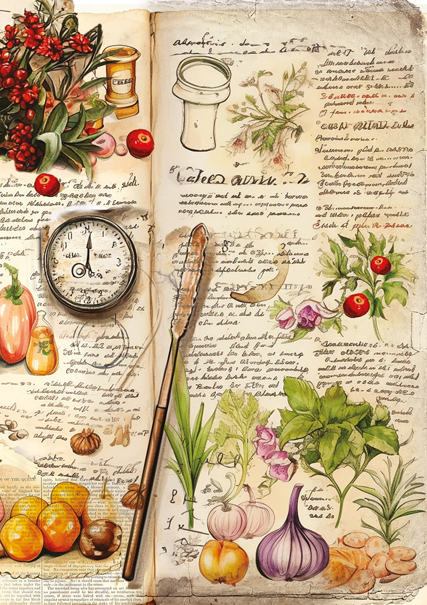 Ciao Bella RICE PAPER A5 MIXED 8/PKG COOKBOOK