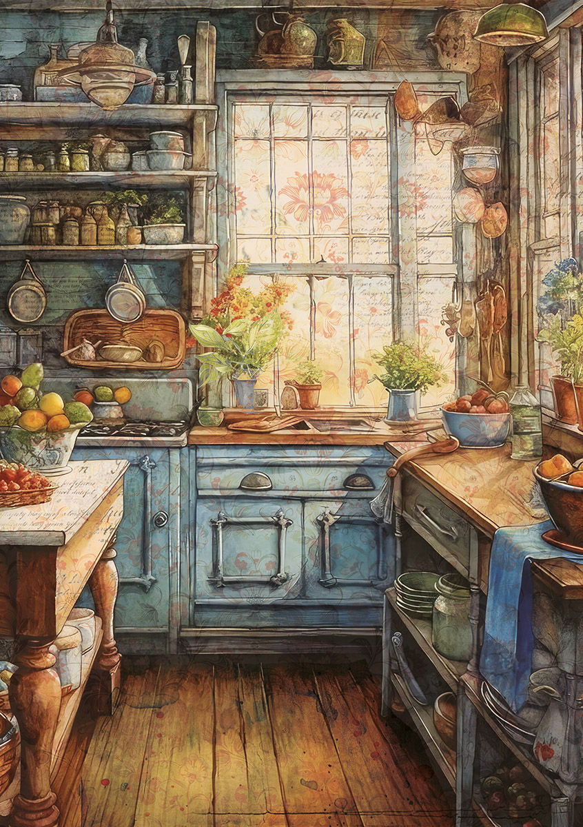 Ciao Bella RICE PAPER A5 MIXED 8/PKG COOKBOOK