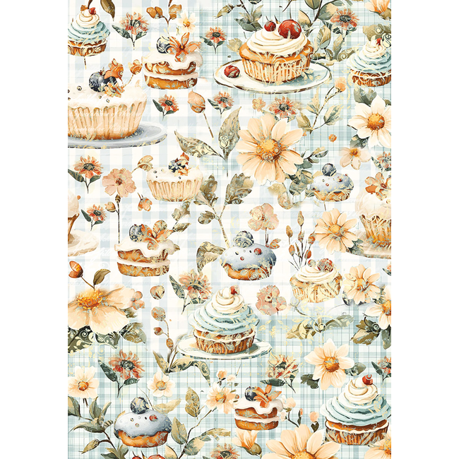 Ciao Bella RICE PAPER A5 MIXED 8/PKG COOKBOOK