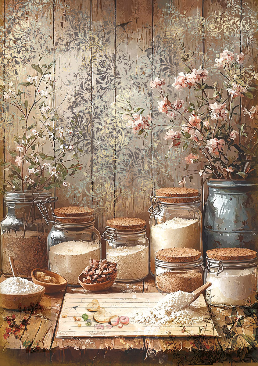 Ciao Bella RICE PAPER A5 MIXED 8/PKG COOKBOOK