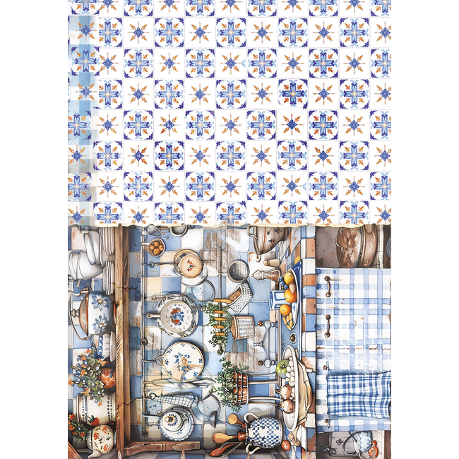 Ciao Bella RICE PAPER A5 MIXED 8/PKG COOKBOOK