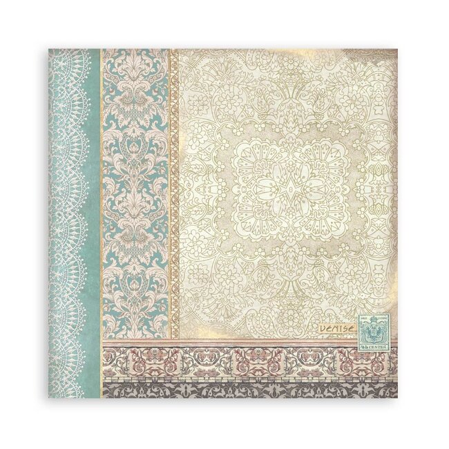 Stamperia Scrapbooking Pad 22 sheets cm 30,5x30,5 (12"x12") Single face - Venice City of Art