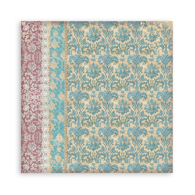 Stamperia Scrapbooking Pad 22 sheets cm 20,3X20,3 (8"X8") Single Face Venice City of Art