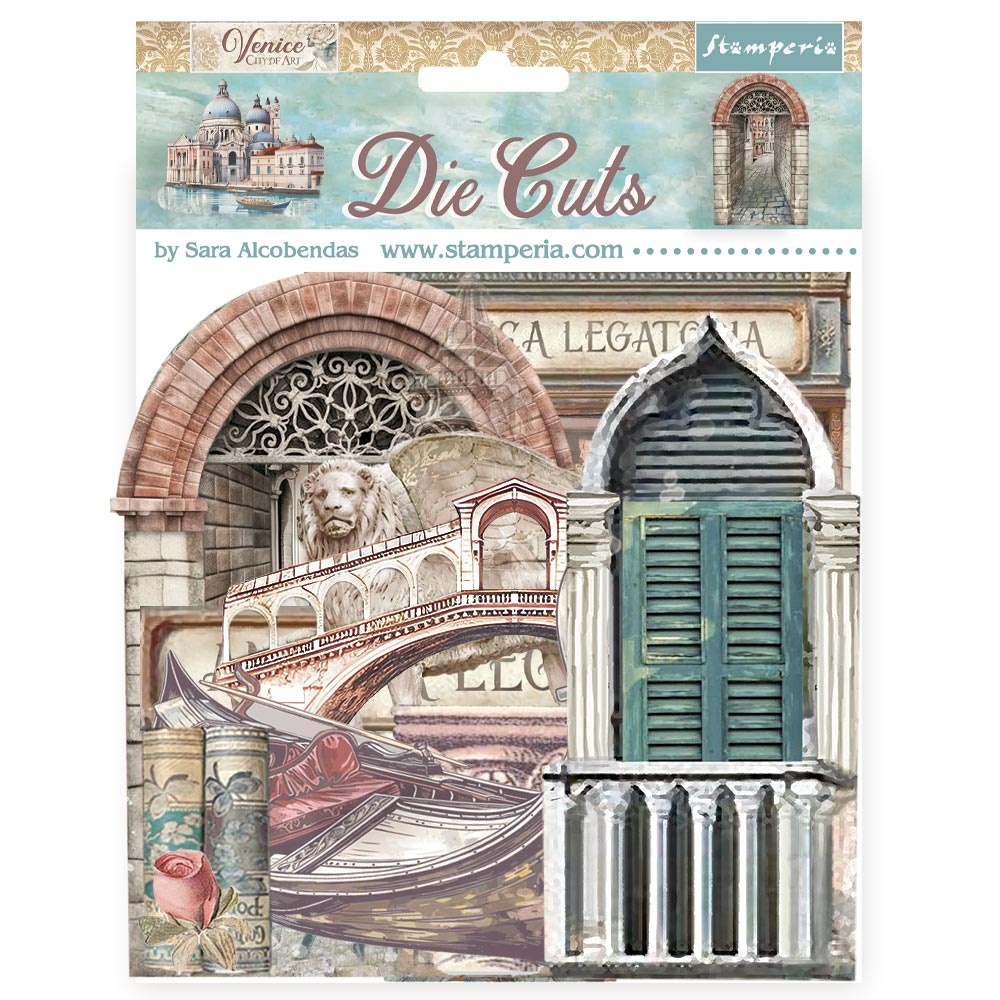 Stamperia Die cuts assorted - Venice City of Art