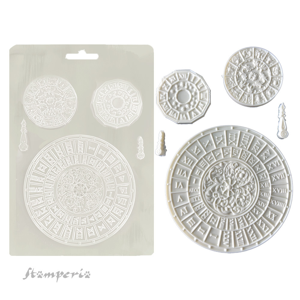 Stamperia Soft Mould A5 - Venice City of Art clocks