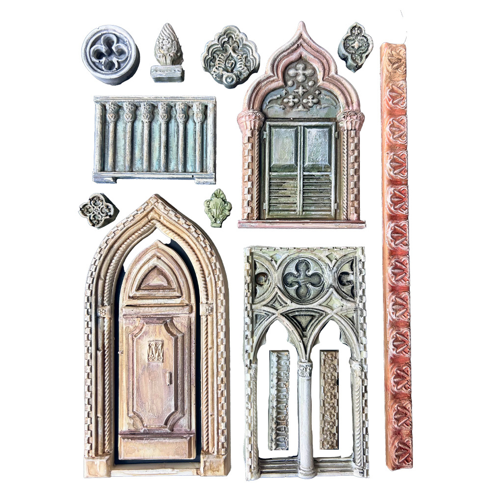 Stamperia Silicon mould A5 - Venice City of Art architecture