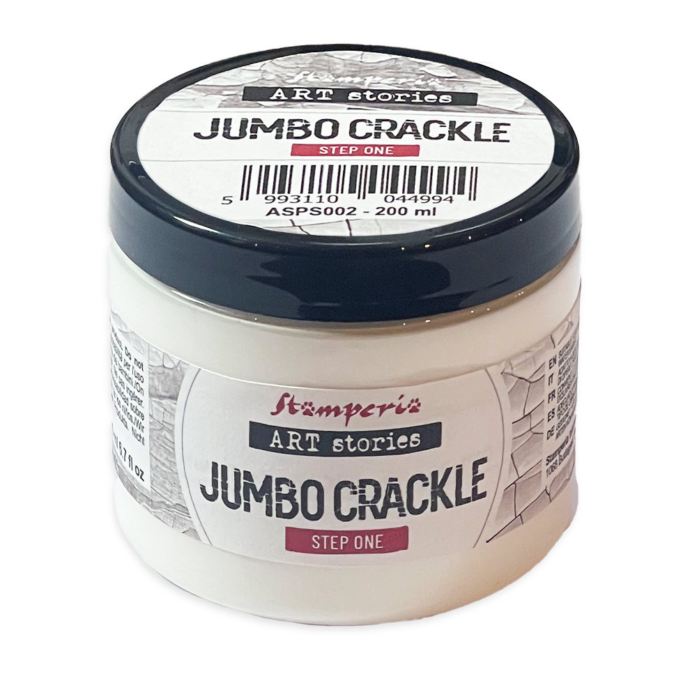 Stamperia Jumbo Crackle transparent  step 1 ml 200