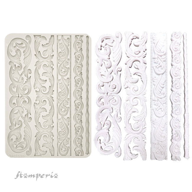 Stamperia Big silicon mould A4 - Stripes