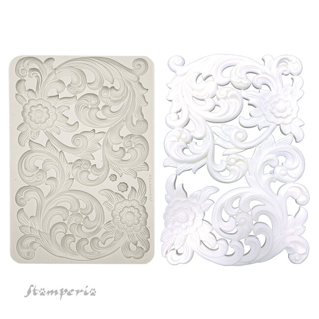 Stamperia Big silicon mould A4 - Friezes